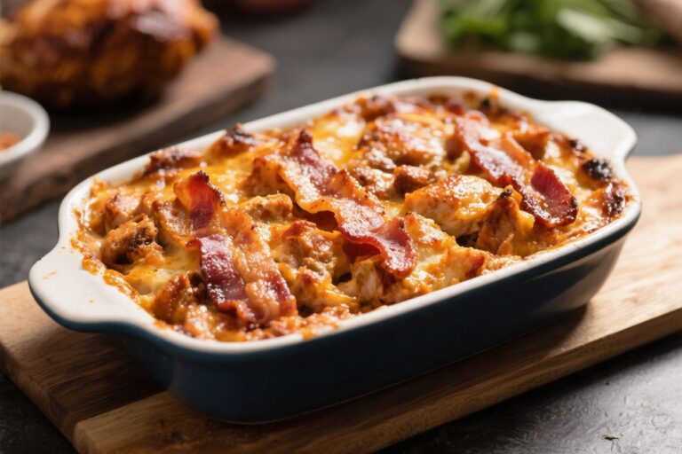 BBQ Chicken Bacon Casserole – Cozy, Crowd-Pleasing Comfort Food