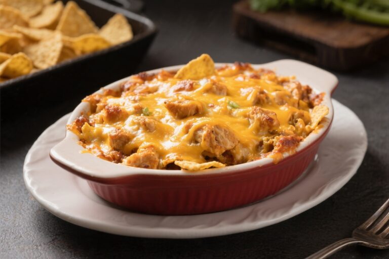 Cheesy Chicken Dorito Casserole – A Crowd-Pleasing Comfort Classic