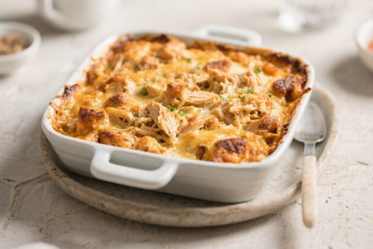 Crack Chicken Casserole – Creamy, Cheesy Comfort Food