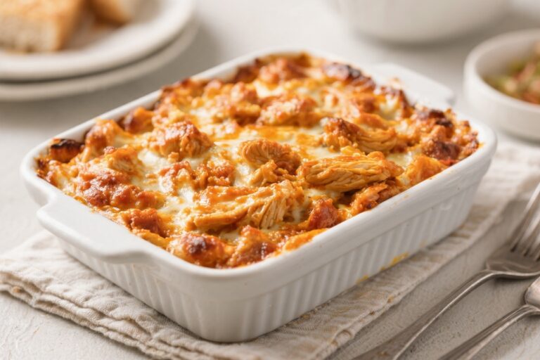Buffalo Chicken Casserole – A Cozy, Crowd-Pleasing Classic