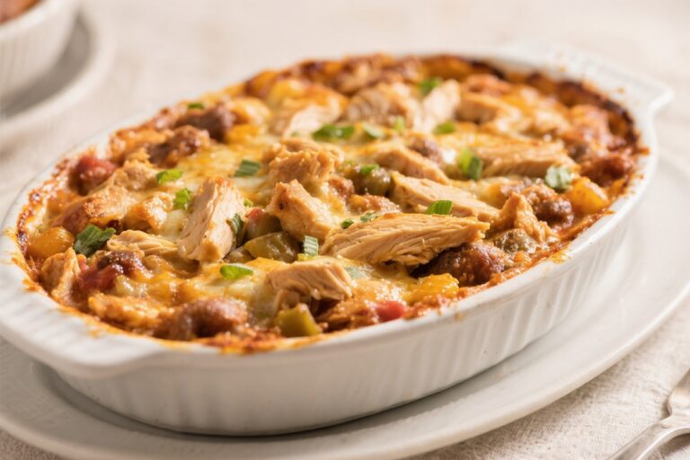 Chicken Southwest Casserole – A Cozy, Flavor-Packed Weeknight Favorite