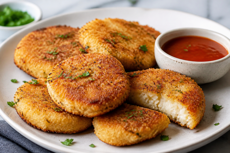 Parmesan Crusted Cauliflower Cutlets – Crispy, Golden, and Satisfying