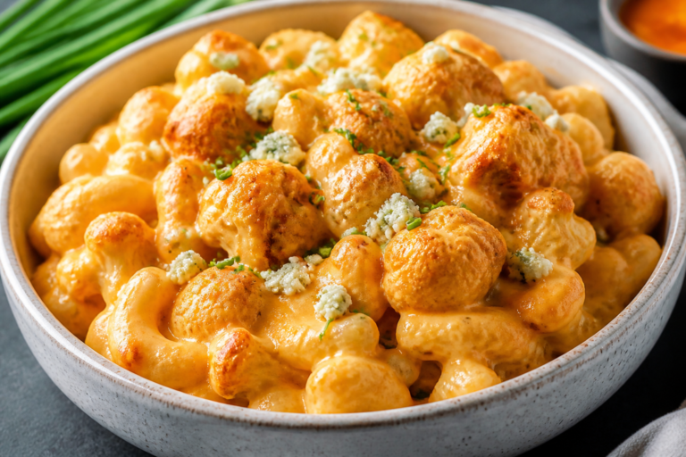 Buffalo Cauliflower Mac and Cheese – Creamy, Spicy, and Weeknight-Friendly