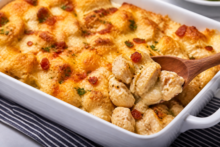 Creamy Ranch Cauliflower Chicken Casserole – Cozy, Comforting, and Weeknight-Friendly