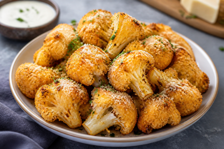 Crispy Garlic Parmesan Cauliflower Wings – Easy, Flavor-Packed, and Oven-Baked