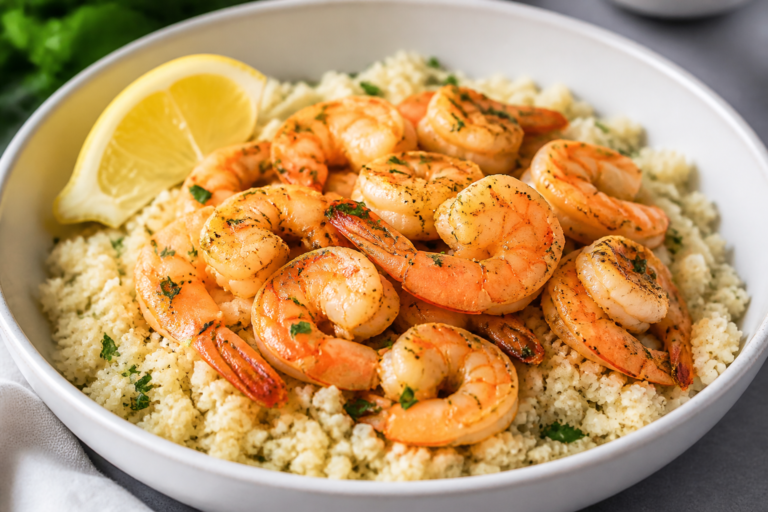 Garlic Butter Shrimp Cauliflower Rice – Fast, Flavorful, and Satisfying