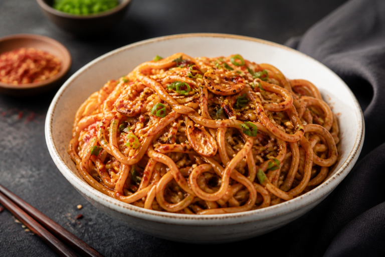 Spicy Garlic Sesame Noodles – Fast, Flavorful, and Satisfying