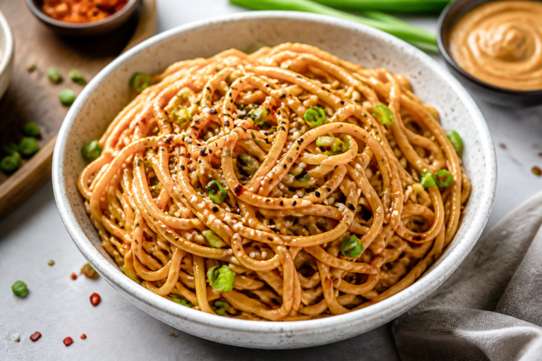 Peanut Butter Chili Garlic Noodles – Fast, Flavorful, and Comforting