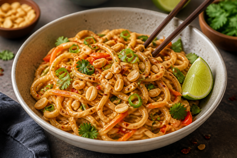 Easy Thai Peanut Ramen – A Fast, Flavor-Packed Weeknight Bowl