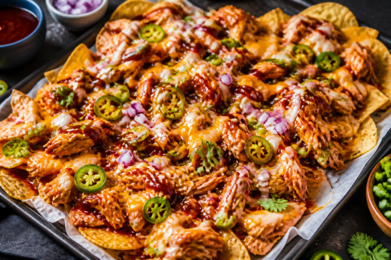 Loaded BBQ Chicken Nachos for Dinner – Easy, Crowd-Pleasing Comfort Food