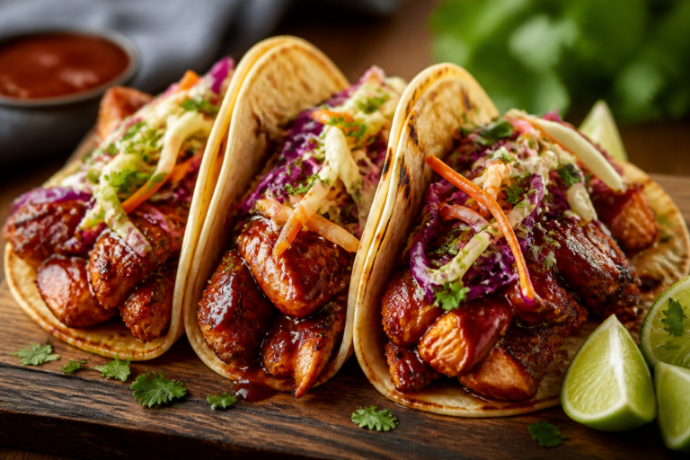 Crispy BBQ Chicken Tacos with Slaw – Easy, Flavor-Packed Weeknight Winner