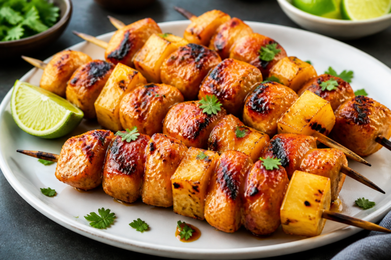 BBQ Pineapple Chicken Kabobs – Sweet, Smoky, and Perfect for the Grill