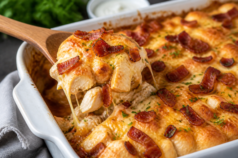 BBQ Bacon Ranch Chicken Bake – Easy, Saucy, Crowd-Pleasing Comfort