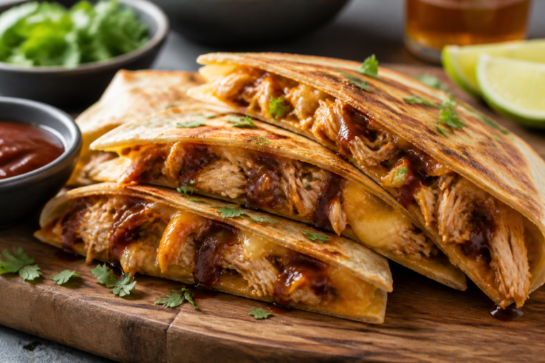 Easy BBQ Chicken Quesadillas – Fast, Flavorful, and Family-Friendly