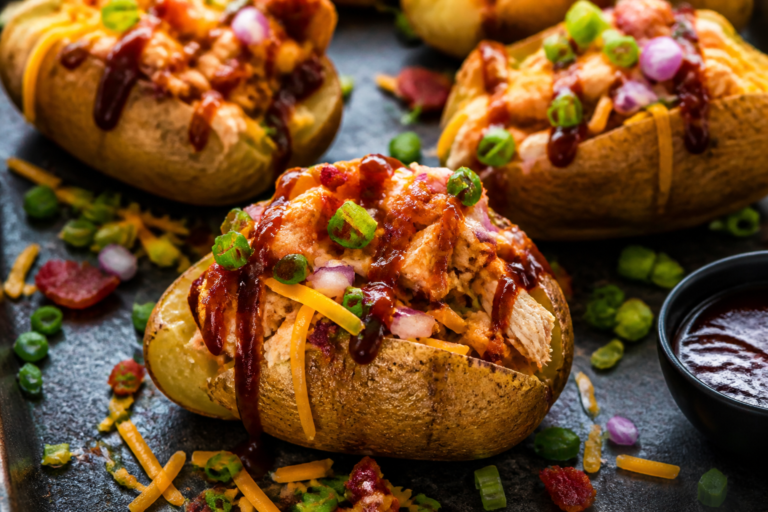 BBQ Chicken Loaded Baked Potatoes – Comfort Food With Big Flavor