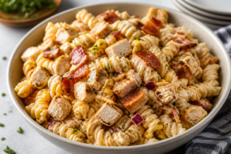 BBQ Ranch Bacon Chicken Pasta Salad – A Crowd-Pleasing Classic With Bold Flavor