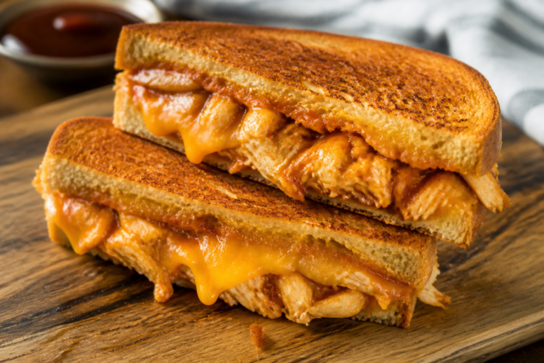BBQ Chicken Grilled Cheese Melts – A Sweet, Smoky, and Cheesy Comfort Classic