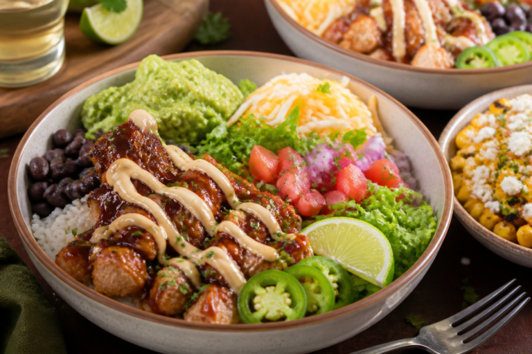 BBQ Chicken Burrito Bowls With Street Corn – Fresh, Flavorful, and Weeknight-Friendly