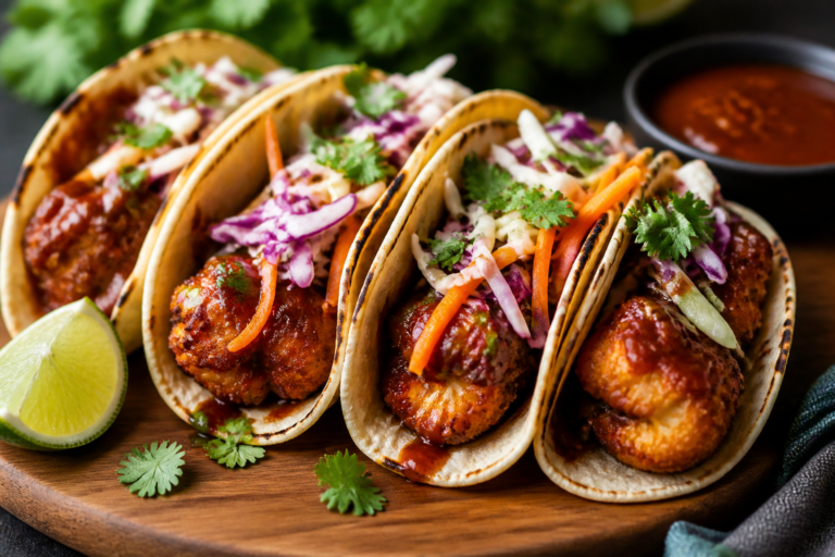 Crispy BBQ Cauliflower Tacos – Flavor-Packed, Weeknight-Friendly