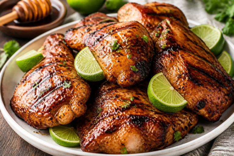 Grilled BBQ Honey Lime Chicken – Sweet, Tangy, and Perfect for the Grill