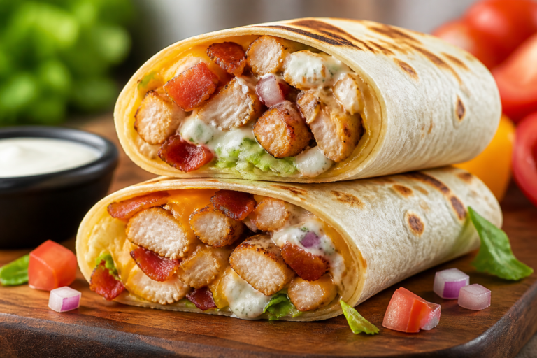 BBQ Bacon Ranch Chicken Wraps – Easy, Flavor-Packed Lunch or Dinner