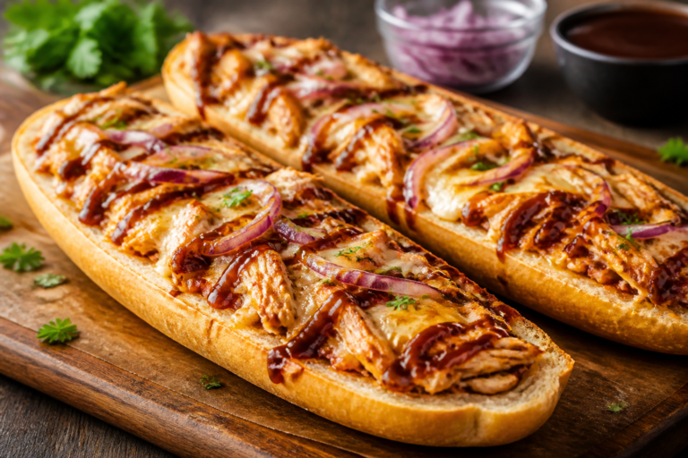 BBQ Chicken French Bread Pizza – Fast, Flavorful, and Family-Friendly