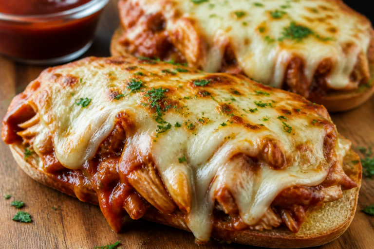 BBQ Chicken Parmesan Melts – Comfort Food With a Tangy Twist