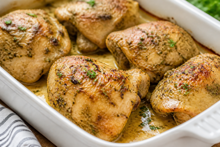 Oven Baked Ranch Chicken Thighs – Simple, Juicy, and Full of Flavor