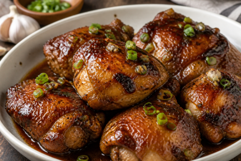 Brown Sugar Garlic Chicken Thighs – Sweet, Savory, and Weeknight Easy