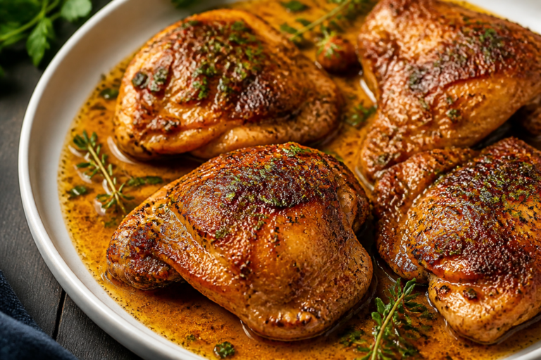 Cajun Butter Chicken Thighs – Juicy, Spicy, and Weeknight Easy