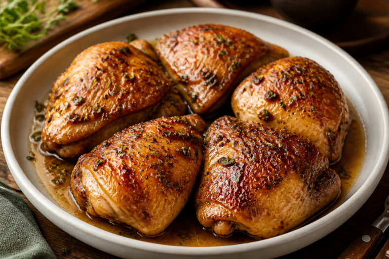Melt In Your Mouth Chicken Thighs – Tender, Juicy, and Packed With Flavor