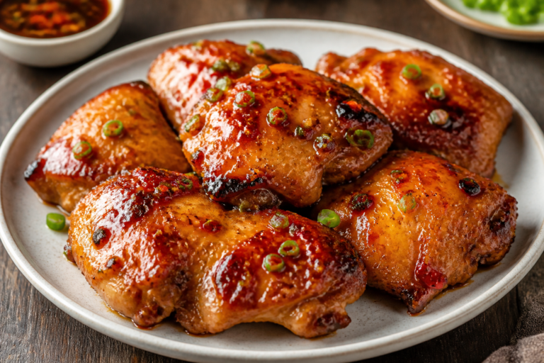 Sweet and Spicy Honey Chicken Thighs – Easy, Flavor-Packed Dinner