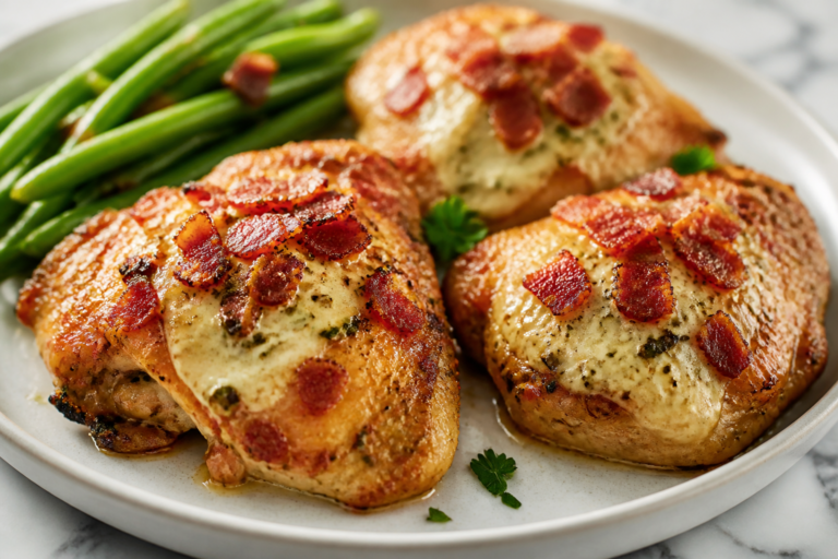 Ranch Bacon Chicken Thighs – Crispy, Savory, and Easy