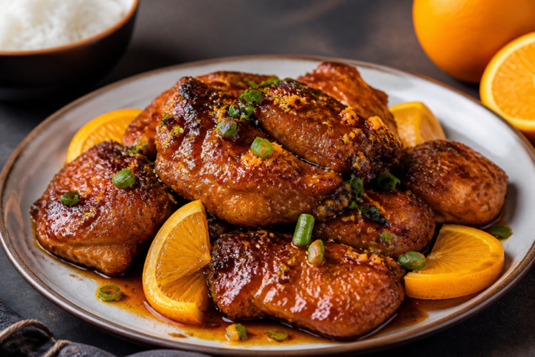 Sticky Orange Chicken Thighs – Sweet, Savory, and Weeknight Friendly