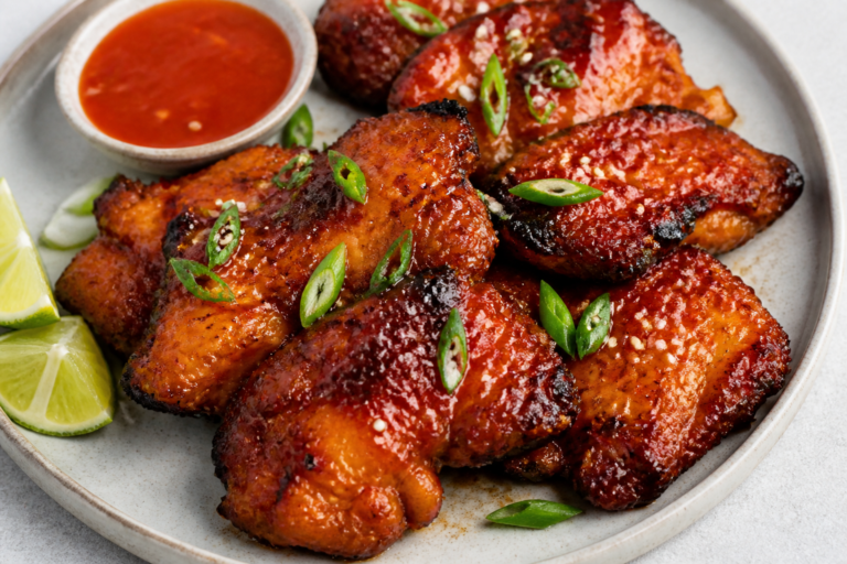 Crispy Honey Sriracha Chicken Thighs – Sweet, Spicy, and Perfectly Sticky
