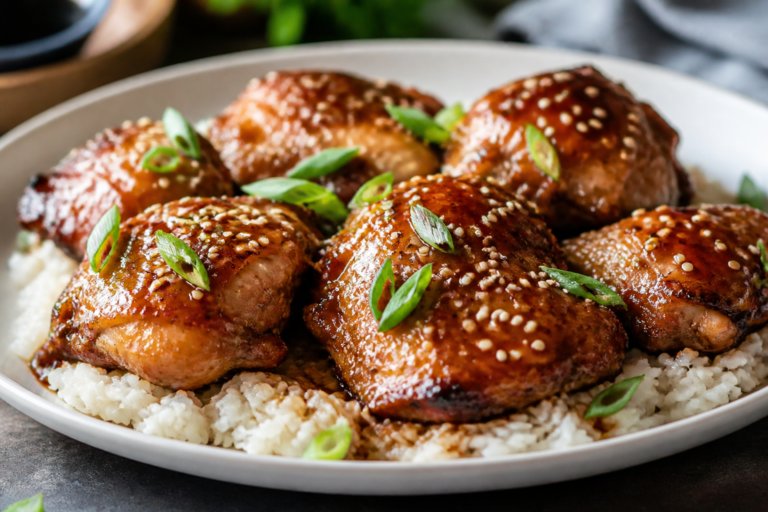 Slow Cooker Teriyaki Chicken Thighs – Tender, Saucy, and Easy