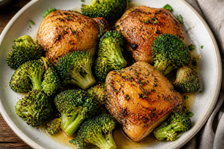 Easy Chicken Thighs & Broccoli Dinner – Weeknight Flavor With Minimal Effort
