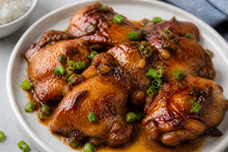 Sticky Garlic Brown Sugar Chicken Thighs – Easy, Saucy, and Crowd-Pleasing