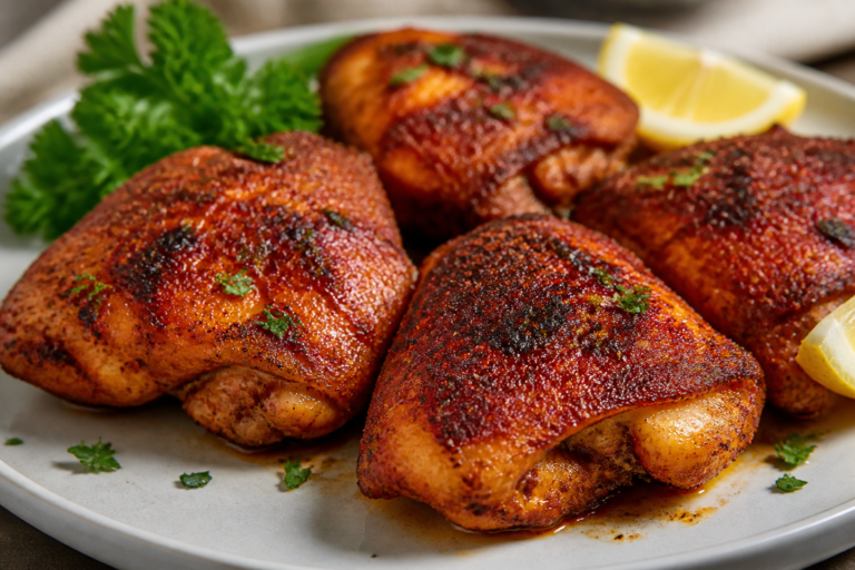 Crispy Cajun Chicken Thighs – Bold Flavor, Simple Prep