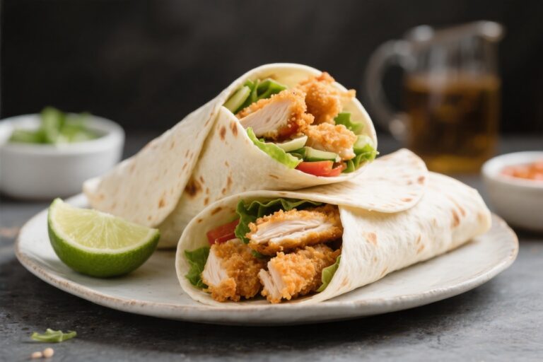 Healthy Air Fryer Crispy Chicken Wraps – Easy, Crunchy, and Satisfying