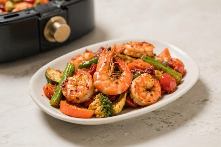 Air Fryer Cajun Shrimp & Veggies – Fast, Flavorful, and Weeknight-Friendly