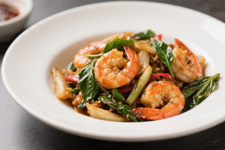 Thai Basil Shrimp Stir Fry – Fast, Fresh, and Full of Flavor
