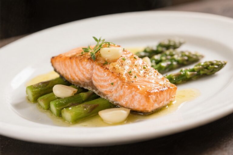 Garlic Butter Salmon With Asparagus – A Simple, Flavor-Packed Weeknight Dinner
