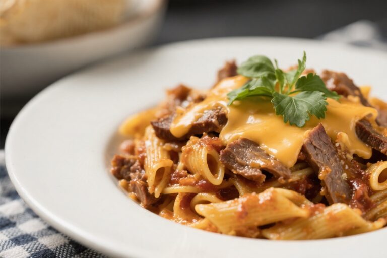 Healthy Philly Cheesesteak Pasta – Comfort Food With a Lighter Twist