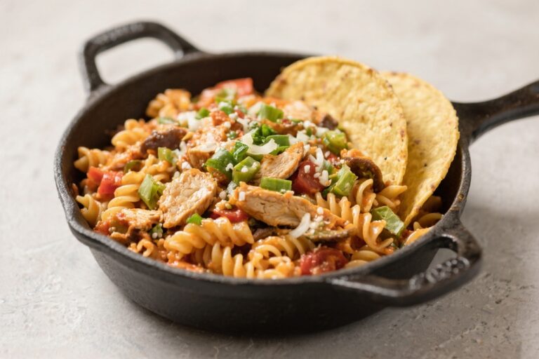 One Pot Healthy Chicken Taco Pasta – Easy, Flavor-Packed Weeknight Dinner