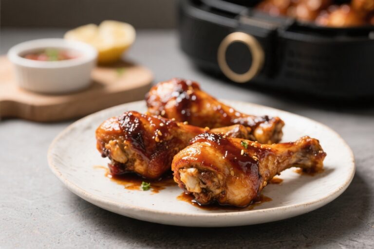 Air Fryer BBQ Chicken Drumsticks – Crispy, Juicy, and Easy