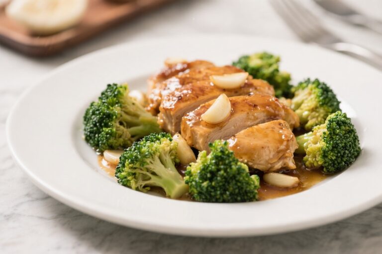 Healthy Honey Garlic Chicken & Broccoli – Easy, Flavorful, Weeknight-Friendly