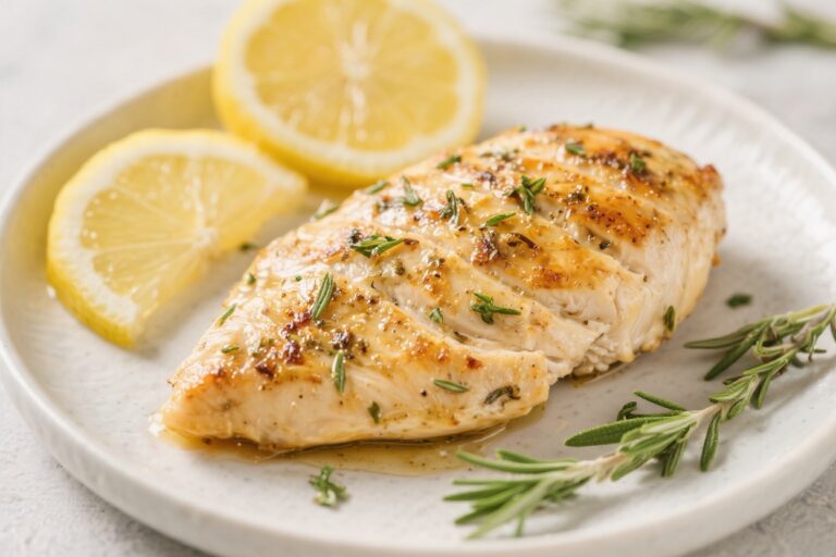 Air Fryer Lemon Herb Chicken Breast – Bright, Juicy, and Weeknight Easy