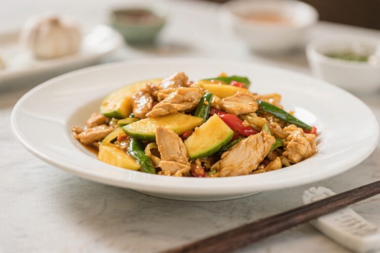 Thai Mango Chicken Stir Fry – Bright, Saucy, and Weeknight Easy