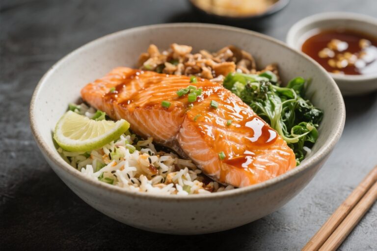 Honey Soy Glazed Salmon Bowls – A Simple, Flavor-Packed Weeknight Favorite
